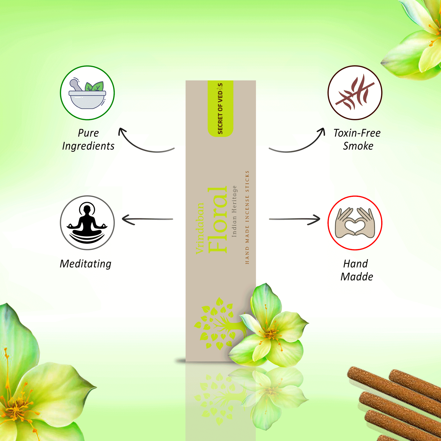 Vrindaban Floral Agarbatti