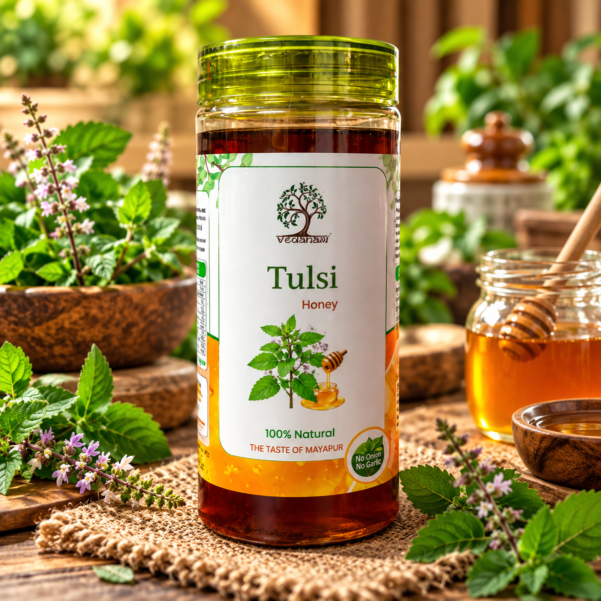 Vedaham Tulsi Honey – 100% Natural Pure Honey | 500g