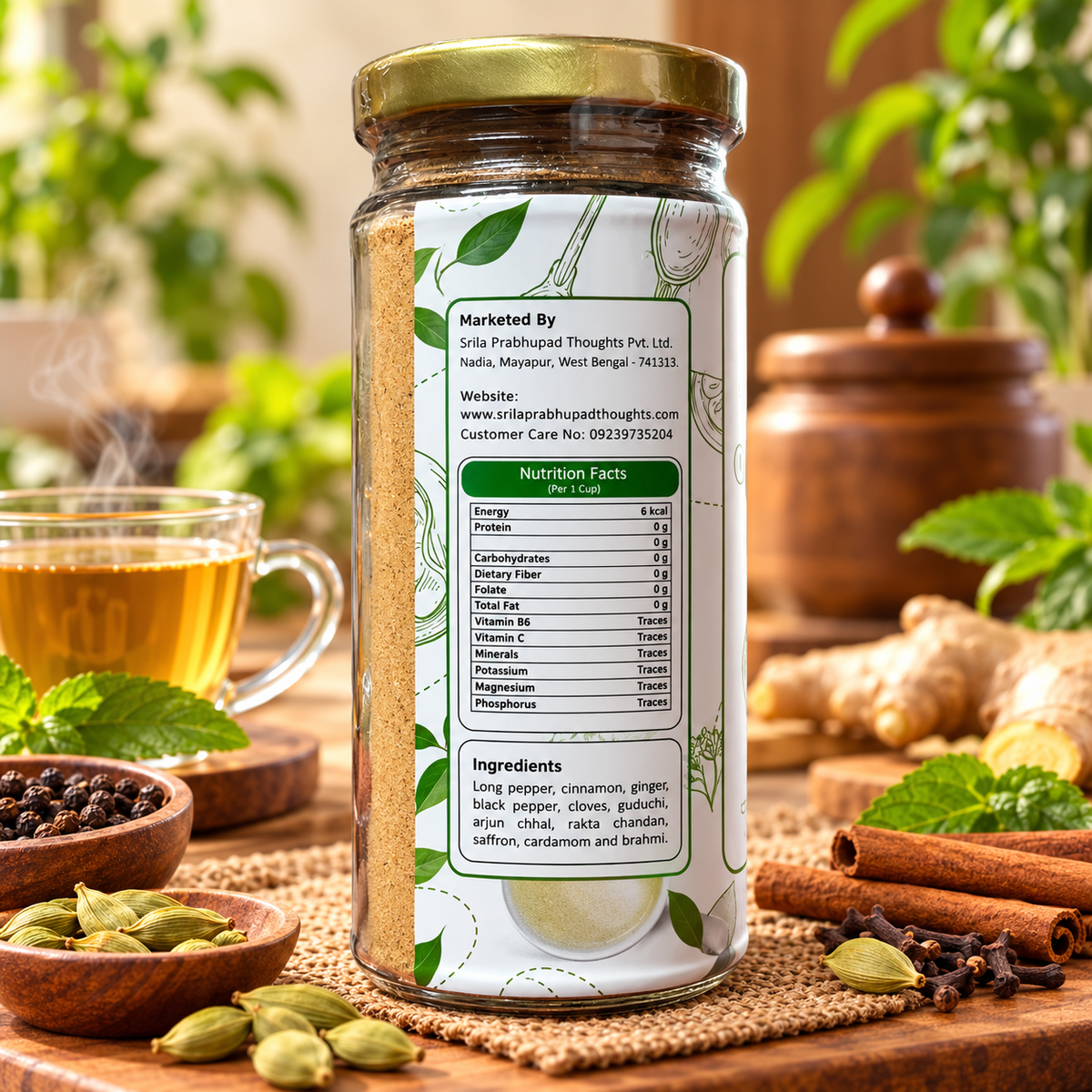 Vedaham Herbal Tea – 100% Natural Caffeine-Free Herbal Blend