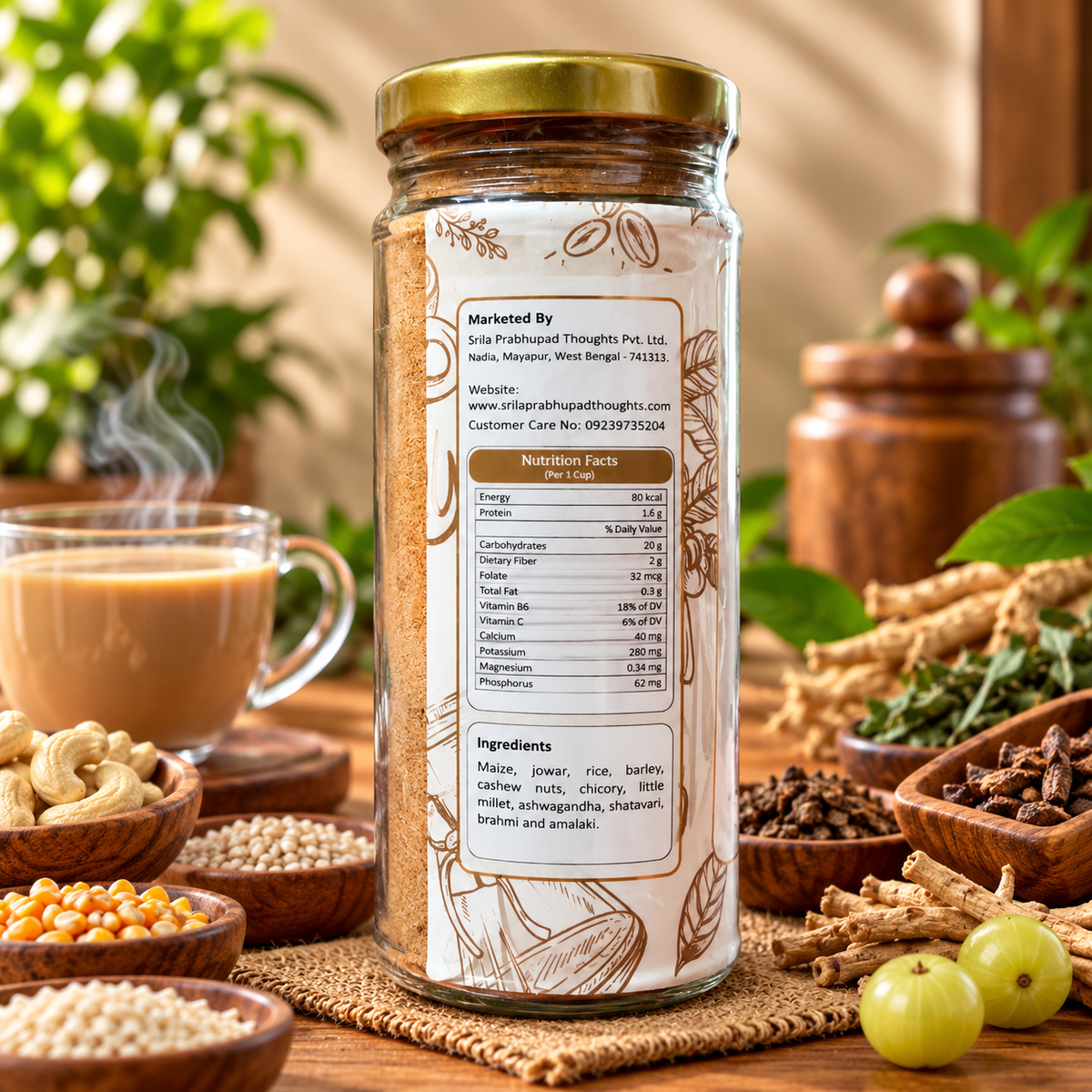 Vedaham Herbal Coffee – 100% Natural Caffeine-Free Herbal Coffee Blend