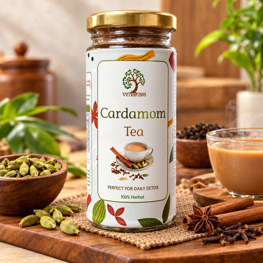 Vedaham Cardamom Tea – 100% Herbal Cardamom Spice Tea