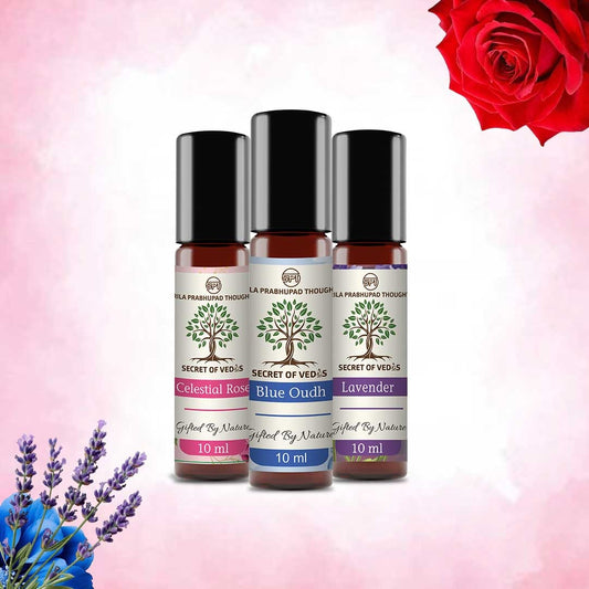 Attar Combo - Celestial Rose, Blue Oudh & Lavender