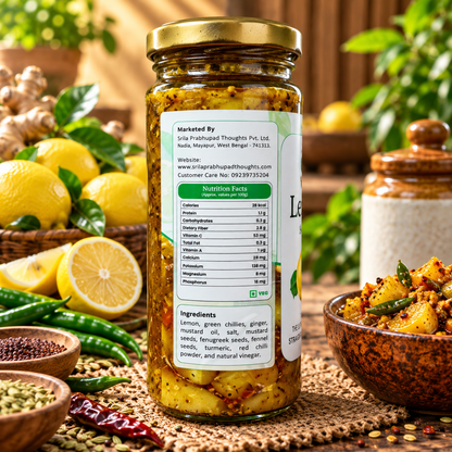 Vedaham Lemon Pickle – 100% Natural | No Onion No Garlic