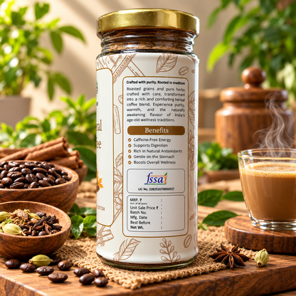Vedaham Herbal Coffee – 100% Natural Caffeine-Free Herbal Coffee Blend
