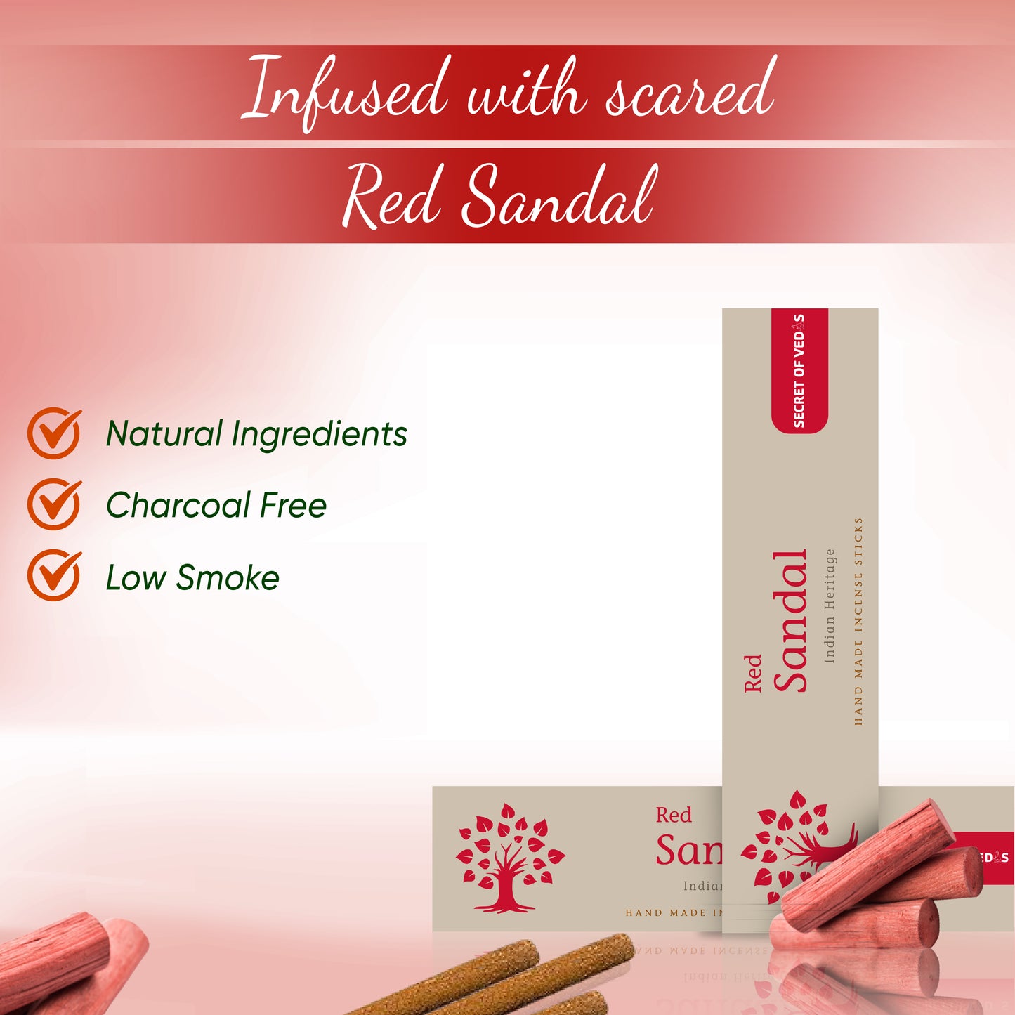 Red Sandal Agarbatti