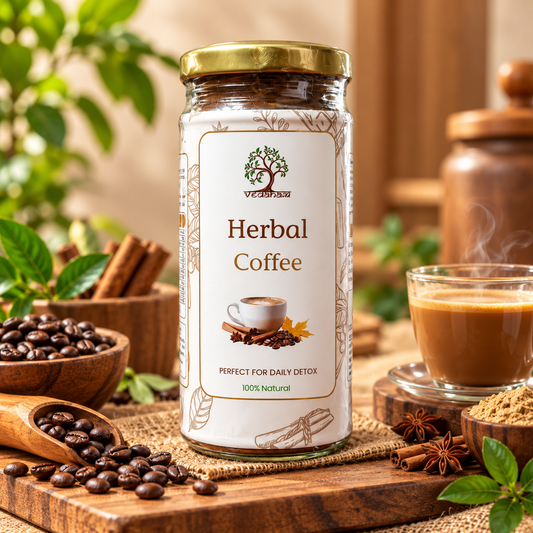 Vedaham Herbal Coffee – 100% Natural Caffeine-Free Herbal Coffee Blend